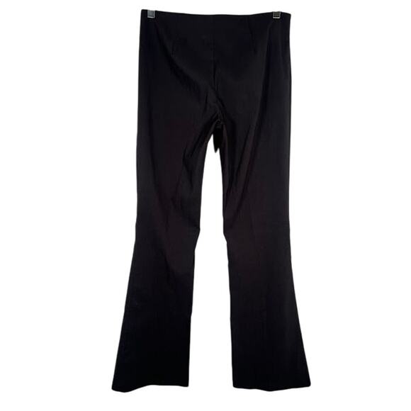 2B Clothing Vintage Lace Up Boot Cut Trouser Pants M Black High Rise Gothic - Picture 2 of 8